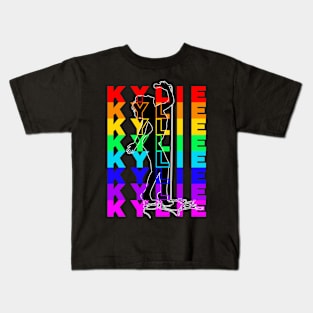 Kylie Minogue Gay Pride Rainbow Kids T-Shirt